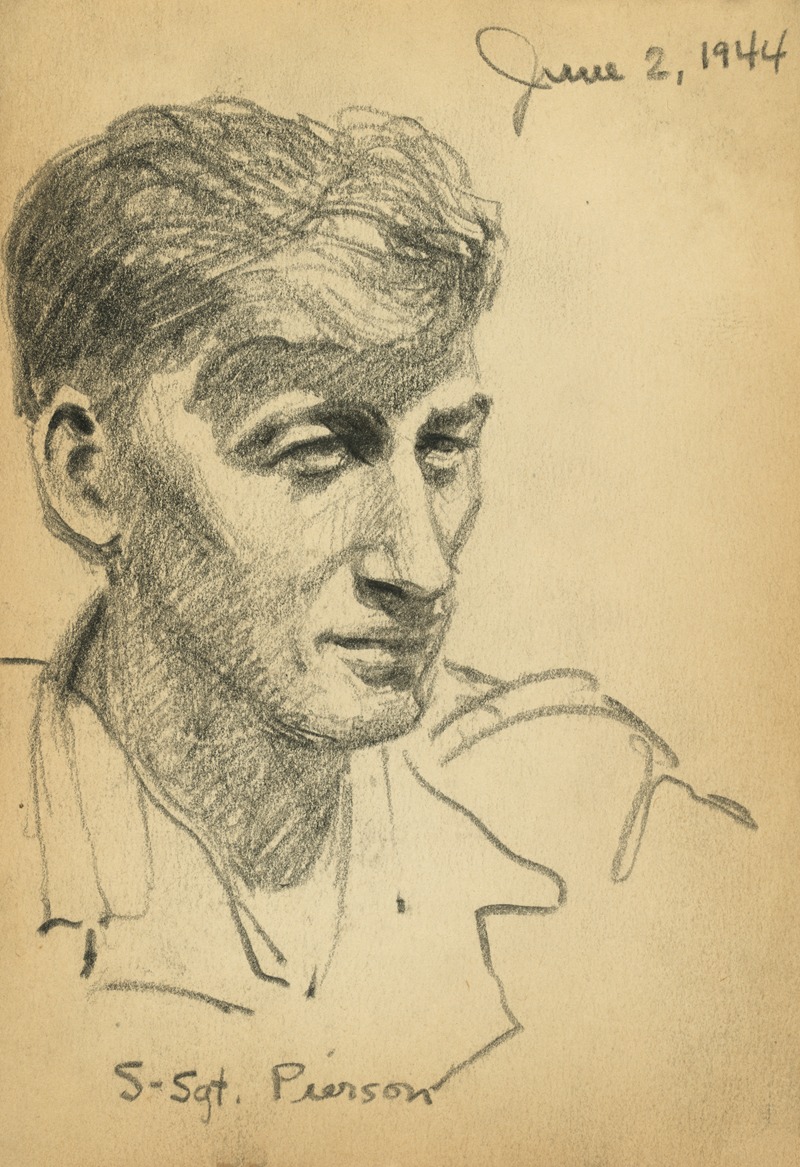 S. Sgt. Pierson by Виктор Альфред Ланди, 1944 — digital art print download