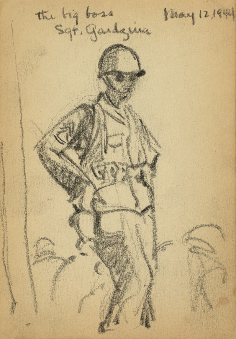 The big boss, Sgt. Gardzina — Victor Alfred Lundy