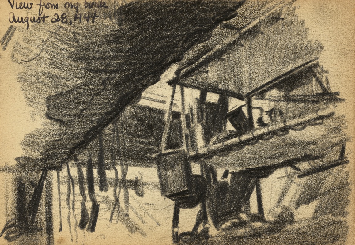View from my bunk by Виктор Альфред Ланди, 1944 — digital art print download