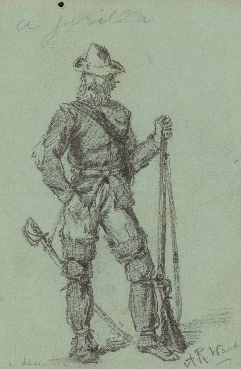 A deserter by Альфред Рудольф Уод, 1860-1865 — digital art print download