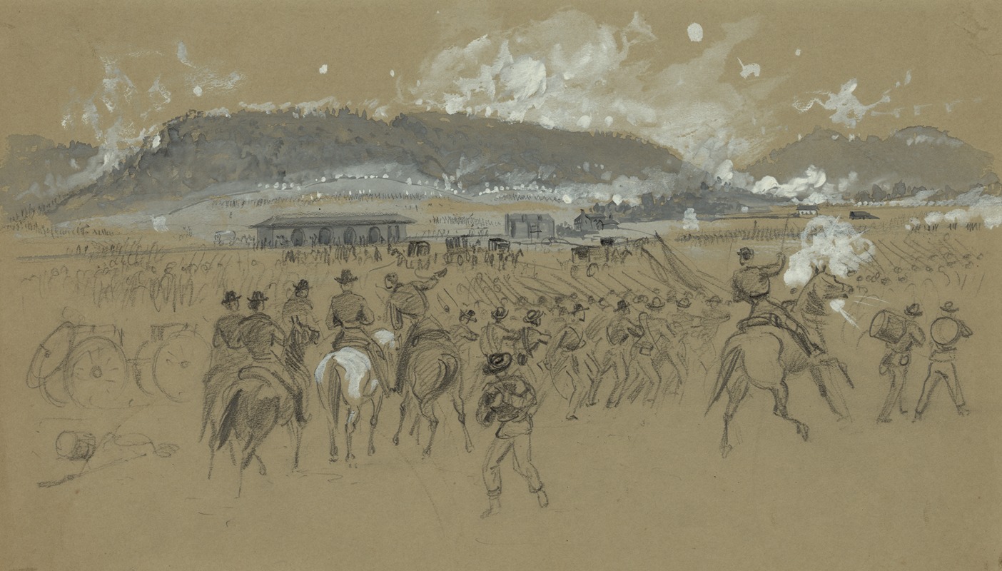 Battle of Ringgold, Ga. — Alfred Rudolph Waud