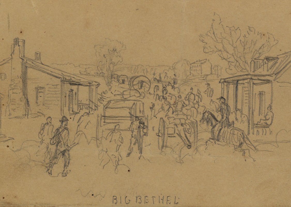 Big Bethel by Альфред Рудольф Уод, 1861 — digital art print download