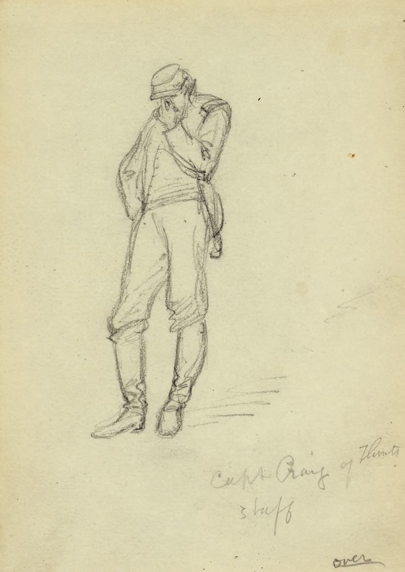 Captain Craig of Flints staff — Alfred Rudolph Waud
