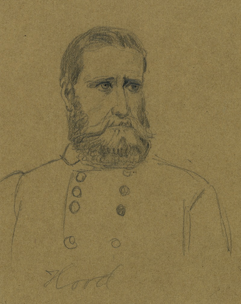 Confederate General John Bell Hood by Альфред Рудольф Уод, 1862-1865 — digital art print download