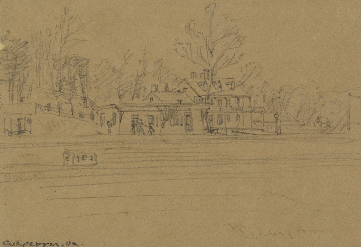 Culpepper, Va. by Альфред Рудольф Уод, 1863 — digital art print download