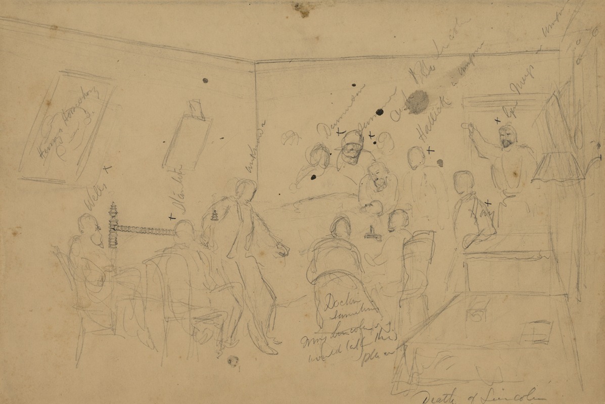 Death of Lincoln — Альфред Рудольф Уод