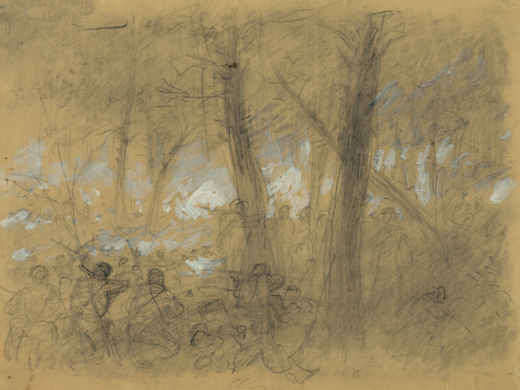 Glendale, Va. by Альфред Рудольф Уод, 1862 — digital art print download