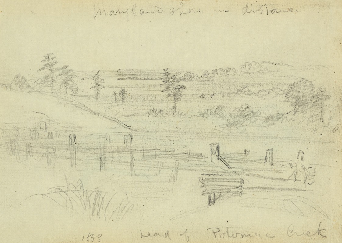 Head of Potomac Creek — Alfred Rudolph Waud