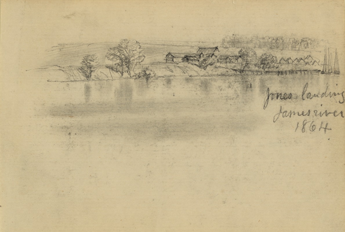 Jones landing, James river, 1864 — Альфред Рудольф Уод