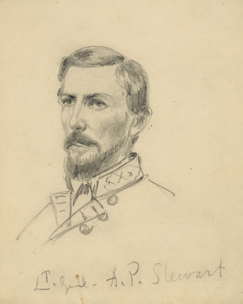 Lt. Genl. A.P. Stewart by Альфред Рудольф Уод, 1864 — digital art print download