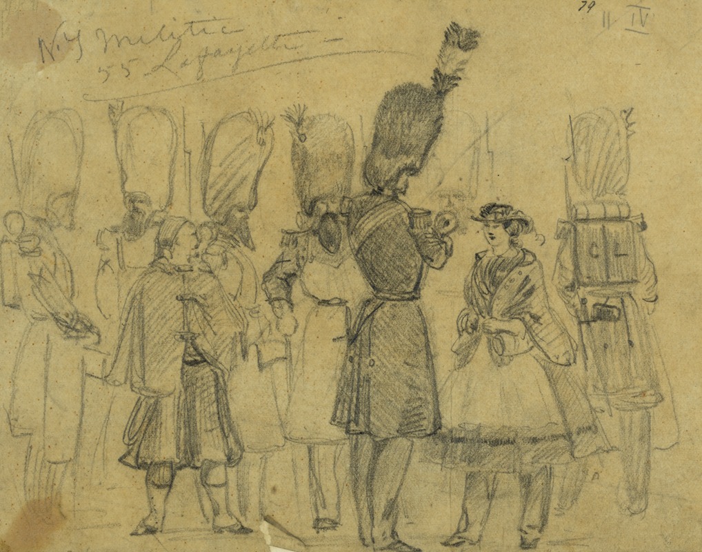 N.Y. Militia. 55 Lafayette — Alfred Rudolph Waud