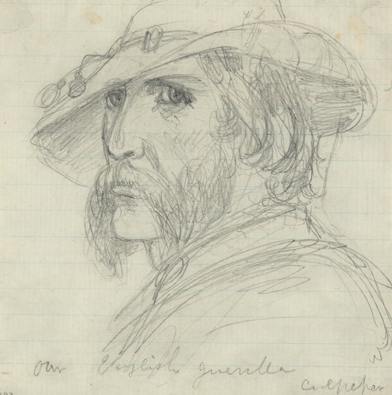 Our English guerrilla. Culpepper by Альфред Рудольф Уод, 1863 — digital art print download
