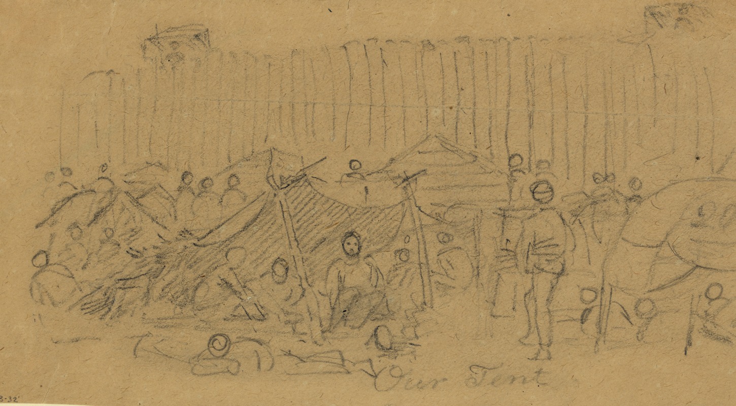 Our Tent by Альфред Рудольф Уод, 1860-1865 — digital art print download