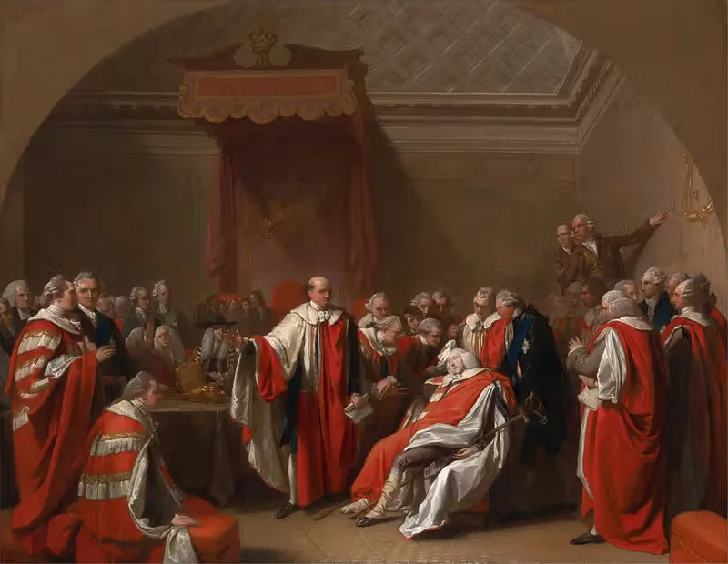 The Death of Chatham — Benjamin West