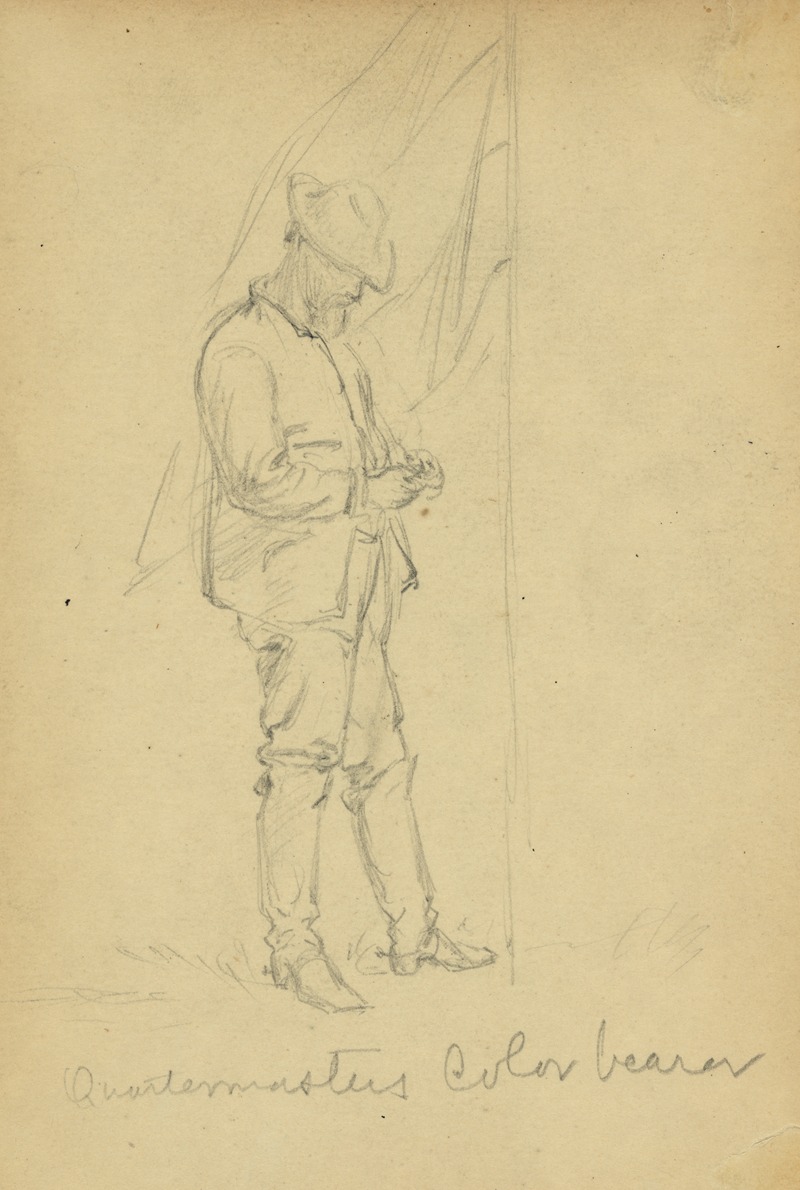 Quartermasters Color bearer by Альфред Рудольф Уод, 1860-1865 — digital art print download