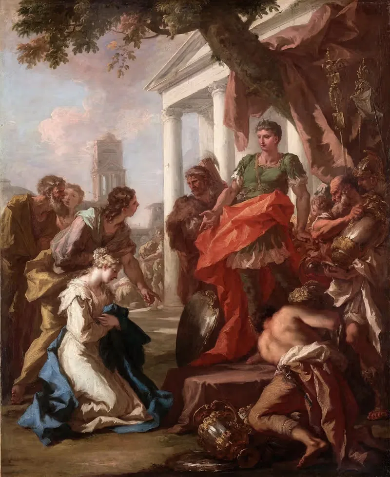 The Continence of Scipio — Giovanni Antonio Pellegrini