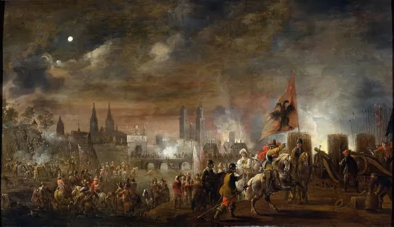 The Siege of Magdeburg (1631) — Pieter Meulener