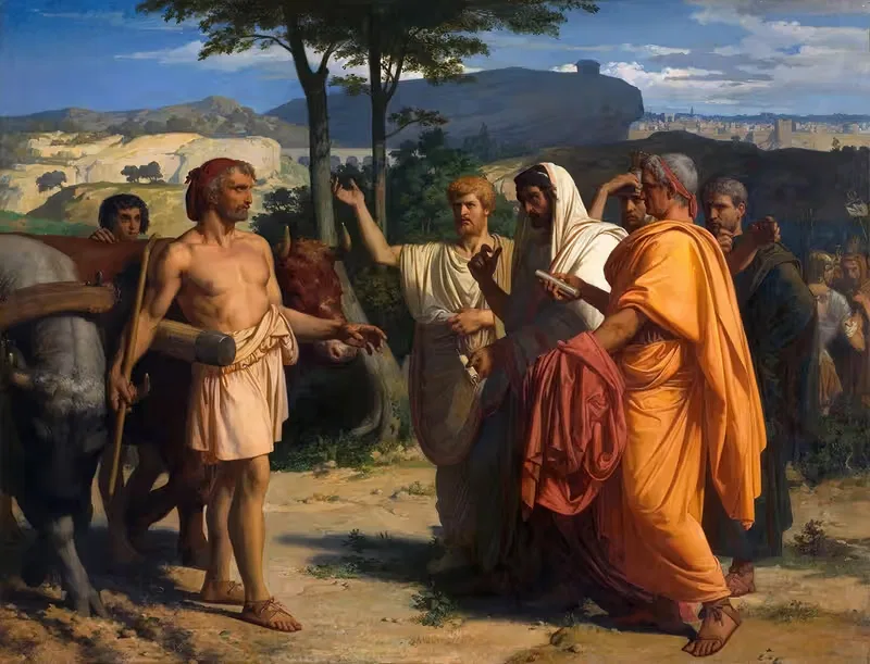 Cincinnatus Recevant Les Ambassadeurs De Rome — Alexandre Cabanel