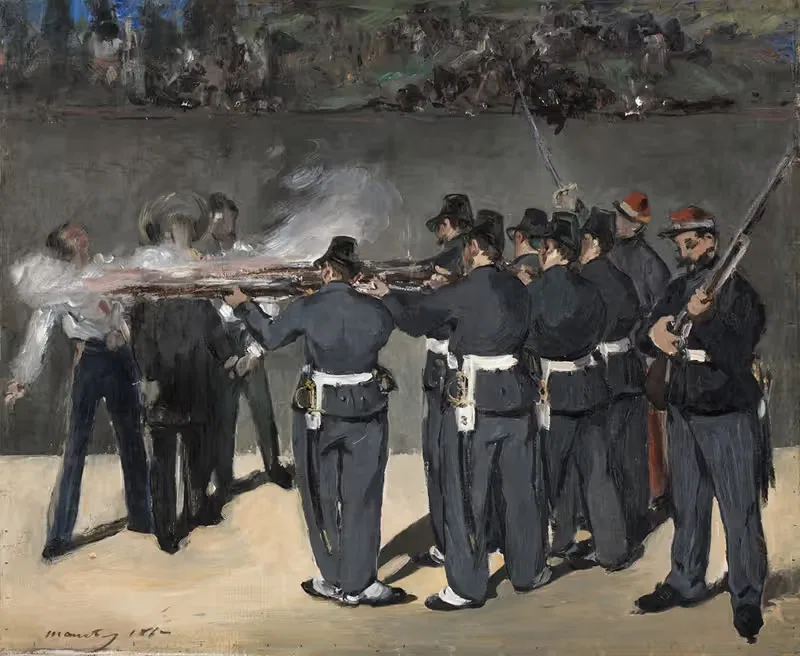 Казнь императора Максимилиана by Эдуар Мане, 1867 — digital art print download