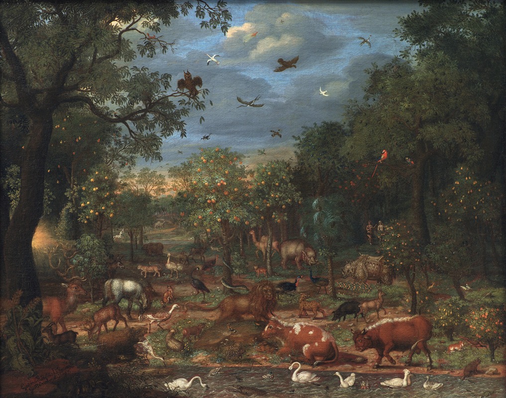Paradise Before The Fall Of Man — Franz Rösel Von Rosenhof