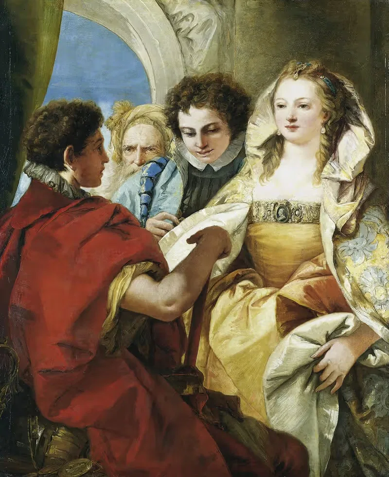 The Continence Of Scipio — Giovanni Domenico Tiepolo
