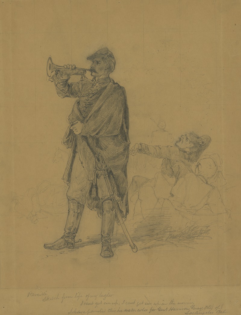 Reveille by Альфред Рудольф Уод, 1860-1865 — digital art print download