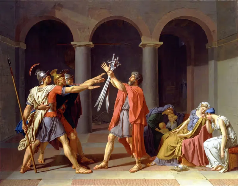 Oath Of The Horatii — Jacques Louis David