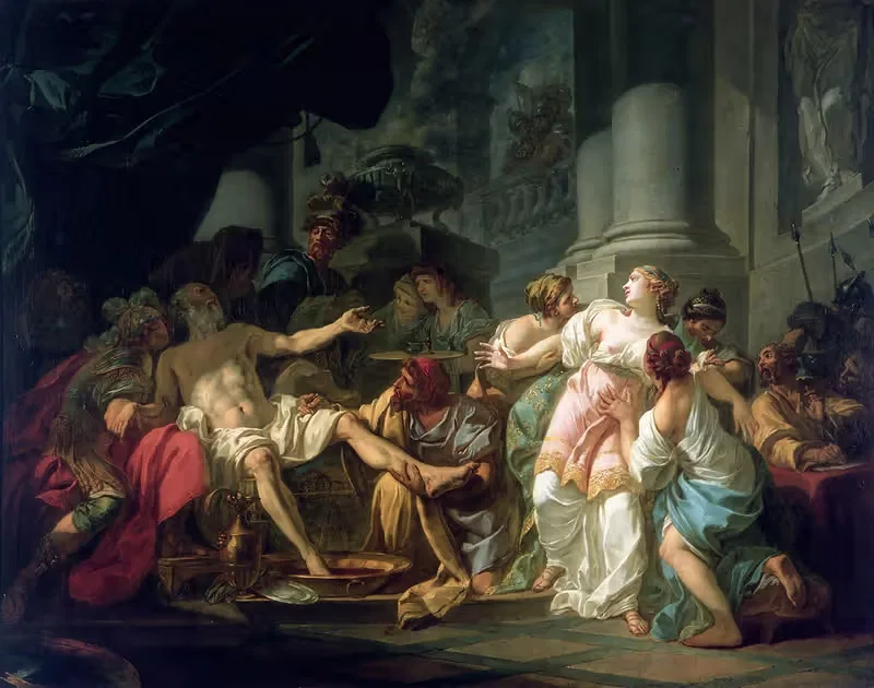The Death Of Seneca — Jacques Louis David