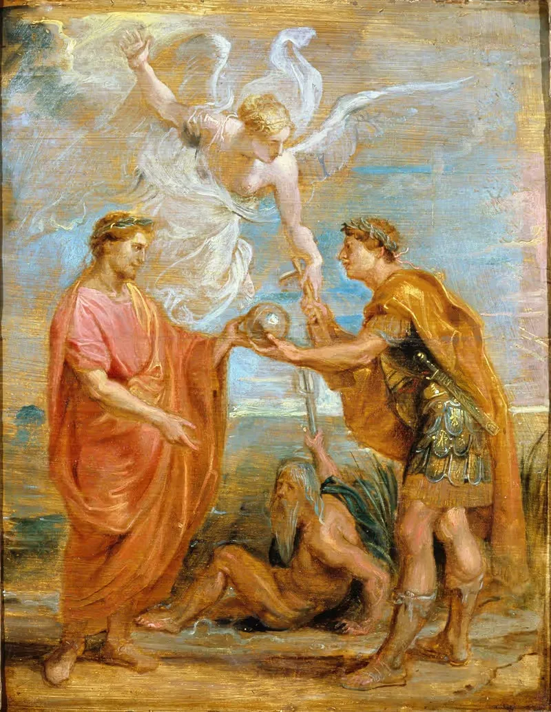 Констанций назначает Константина своим преемником by Петер Пауль Рубенс, 1622 — digital art print download