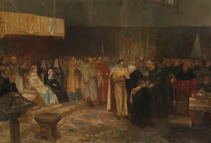 Melis Stoke with Count Floris V. by Charles Rochussen, 1864 — digital art print download
