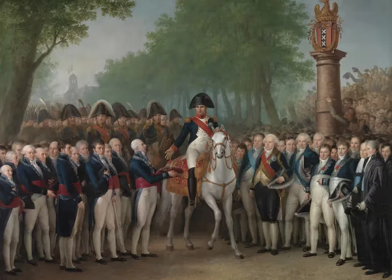 Napoleon's entry into Amsterdam, October 9, 1811 — Mattheus Ignatius van Bree