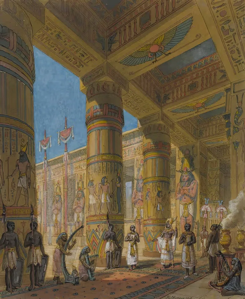 Прибытие фараона by Филипп Мари Шаперон, 1902 — digital art print download