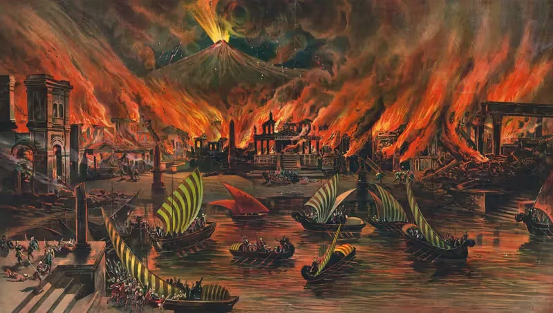 Last day of Pompeii — Henry J. Pain