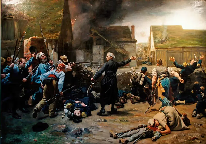 Бои в Базейле by Хуан Леон Пальер, 1879 — digital art print download