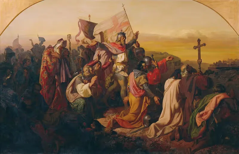 Gottfried von Bouillon und Kreuzfahrer — Johann Till the younger