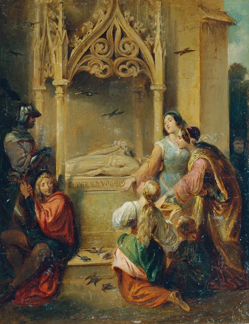 Am Grabe des Walther von der Vogelweide — Joseph Hasslwander