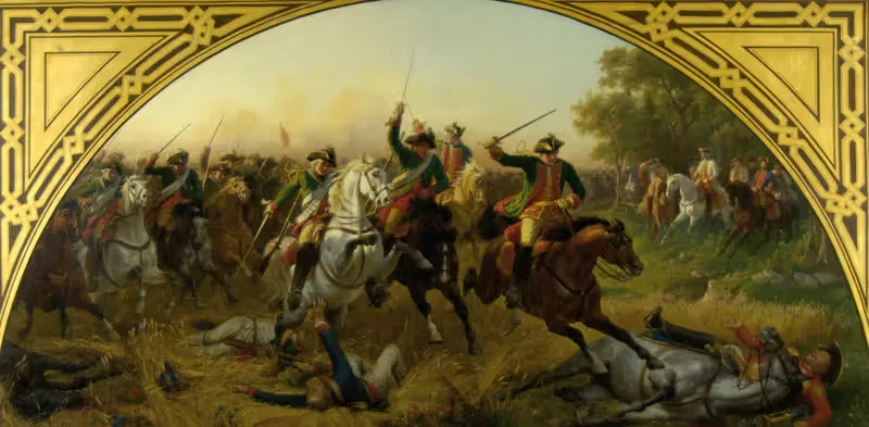 Die Schlacht bei Kolin 1757 — Karl von Blaas