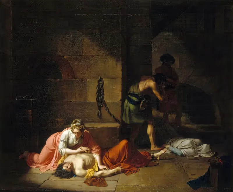Смерть Агиса by Николас-Анре Монсьё, 1789 — digital art print download