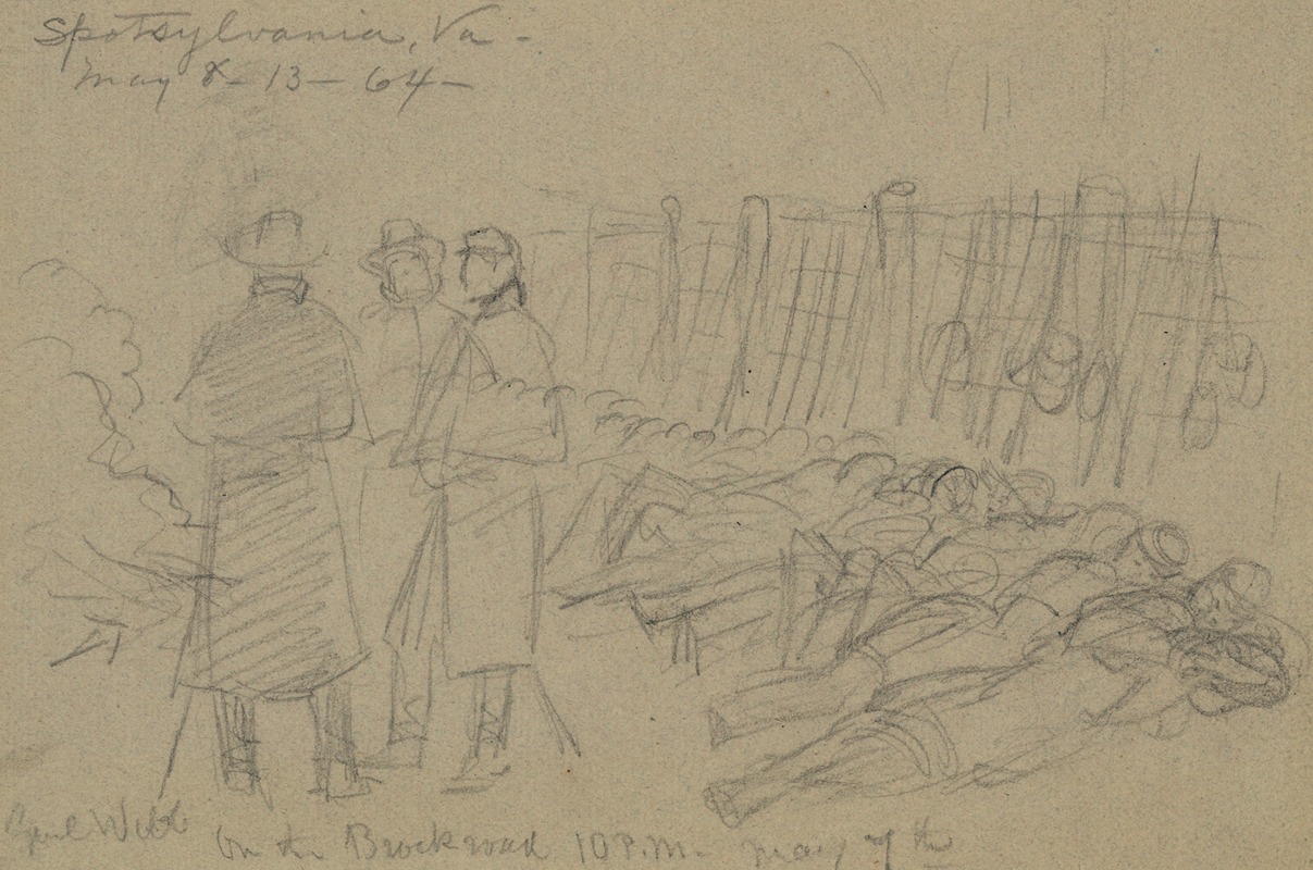Spotsylvania, Va–May 8-13-64 — Alfred Rudolph Waud