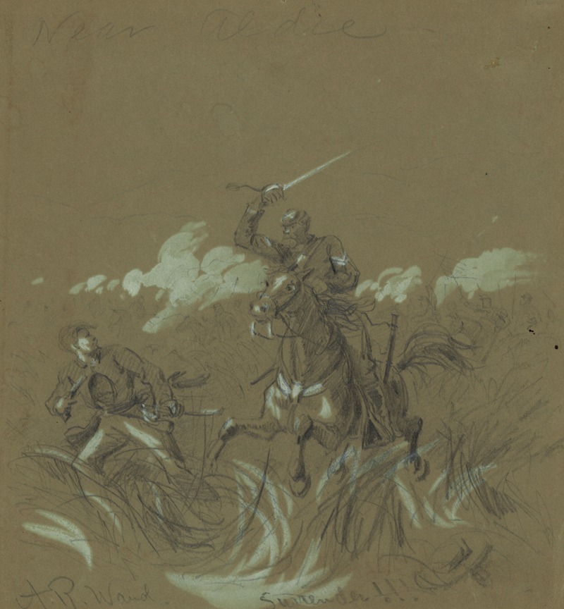 Surrender!!! by Alfred Rudolph Waud, 1863 — digital art print download
