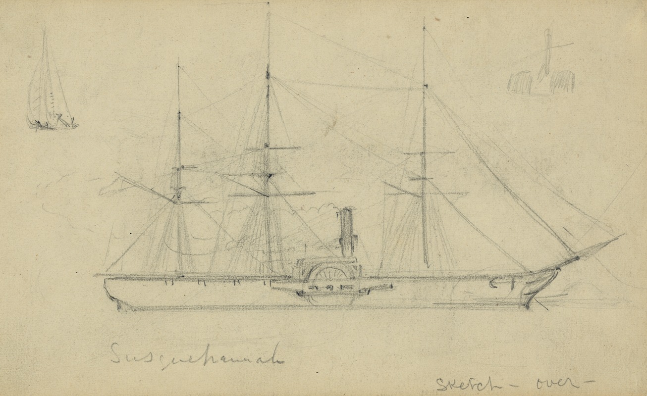 Susquehannah by Альфред Рудольф Уод, 1860-1865 — digital art print download