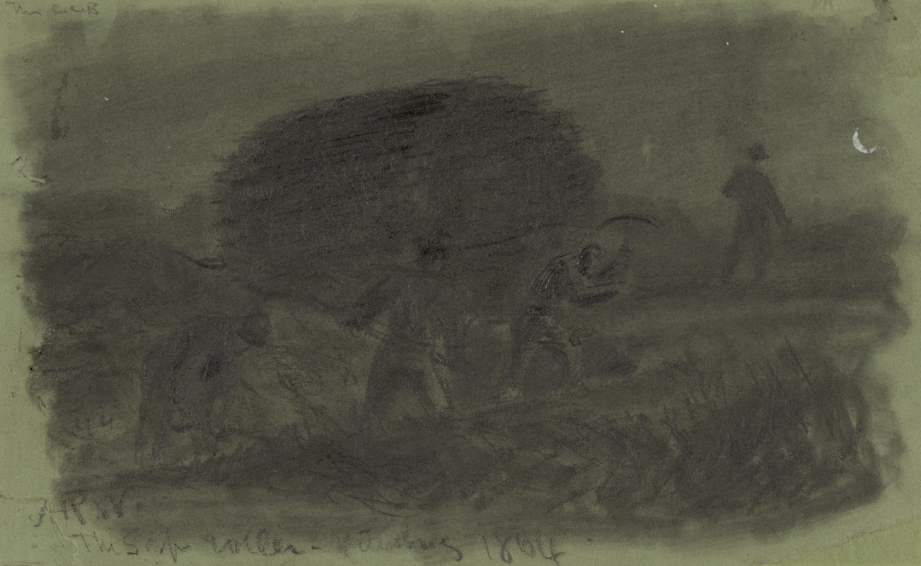The sap roller. Petersburg 1864 — Alfred Rudolph Waud