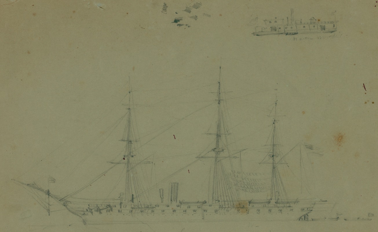 Wabash and Hunter Woodis by Альфред Рудольф Уод, 1860-1865 — digital art print download