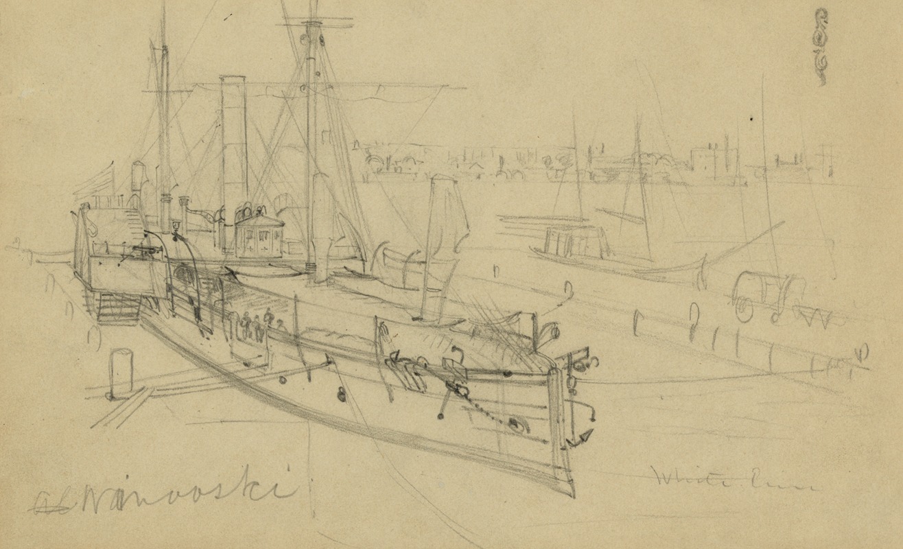 Winooski by Alfred Rudolph Waud, 1860-1865 — digital art print download