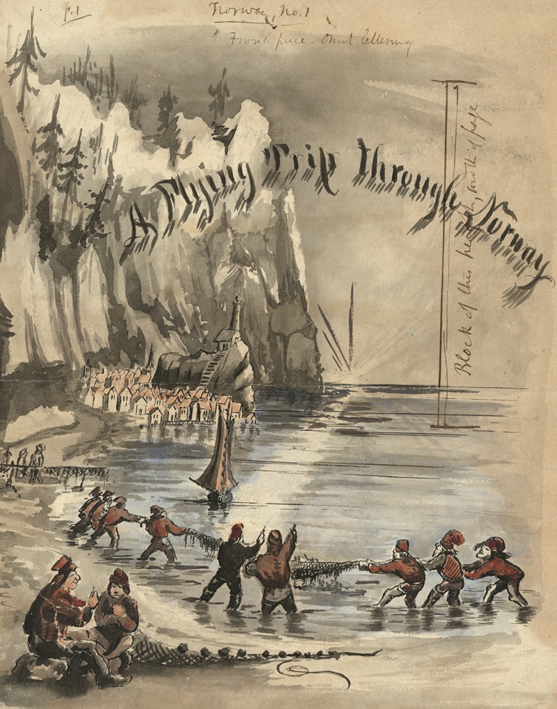 A flying trip through Norway by Баярд Тейлор, 1856-1857 — digital art print download