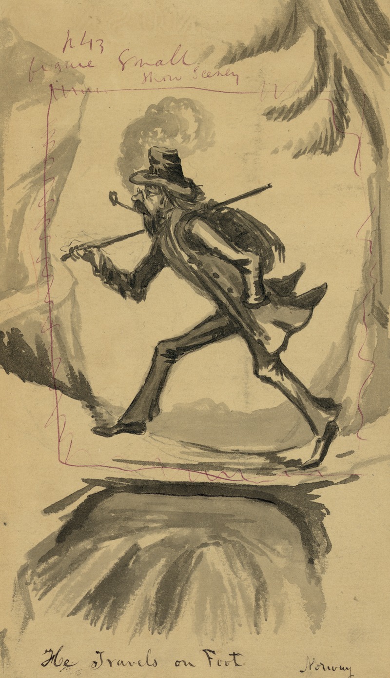 He travels on foot, Norway — Bayard Taylor