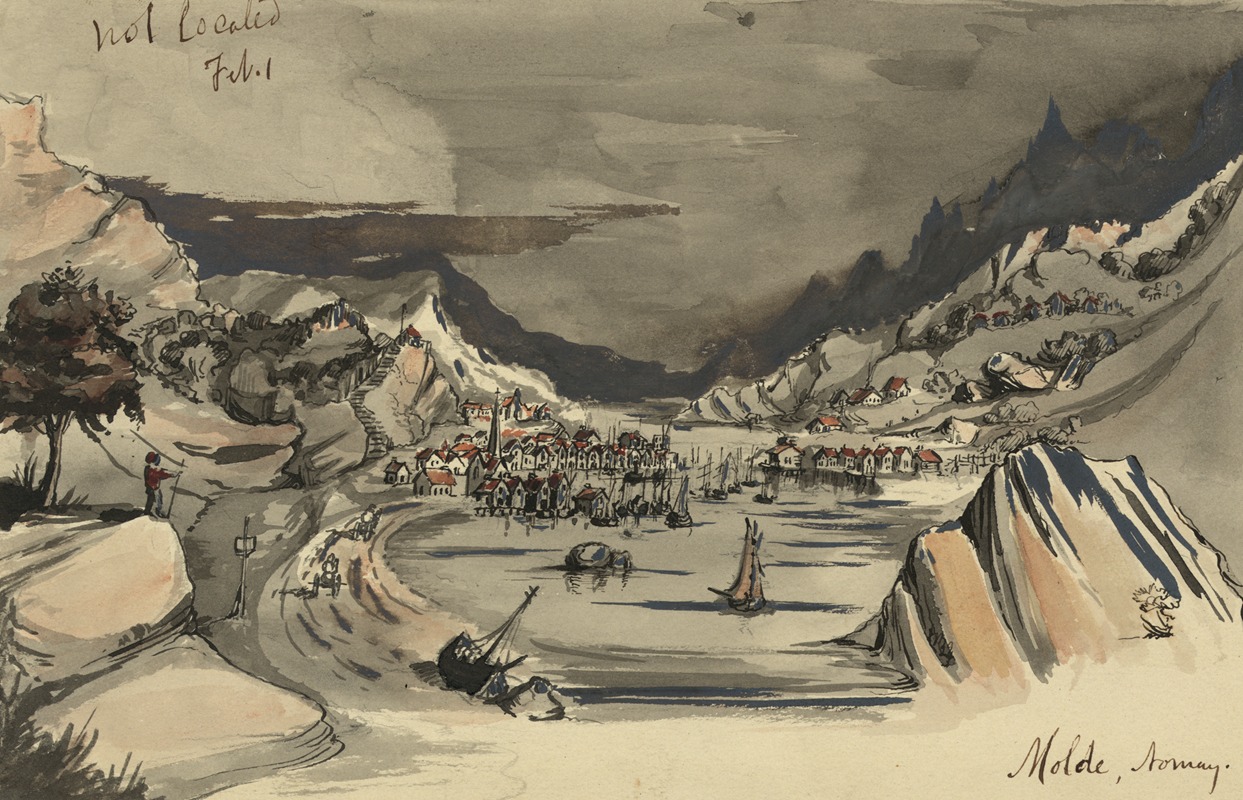 Molde, Norway by Баярд Тейлор, 1856-1857 — digital art print download