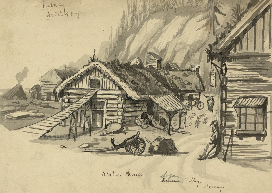 Station house Logen Valley, Norway — Bayard Taylor