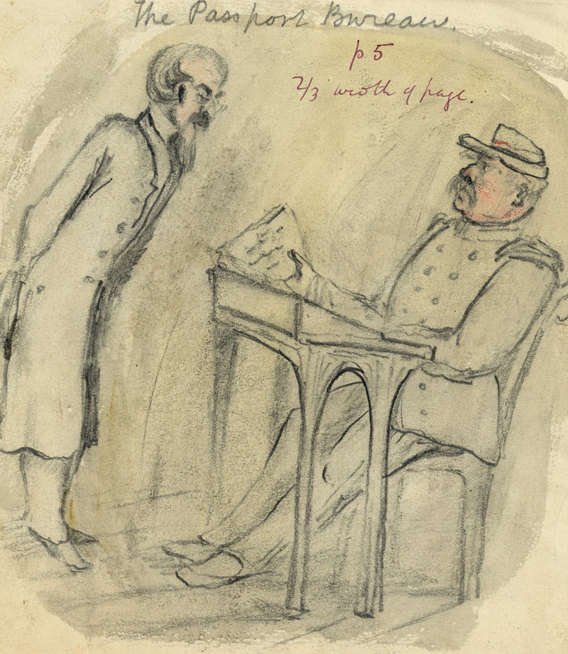 The Passport Bureau by Баярд Тейлор, 1856-1857 — digital art print download