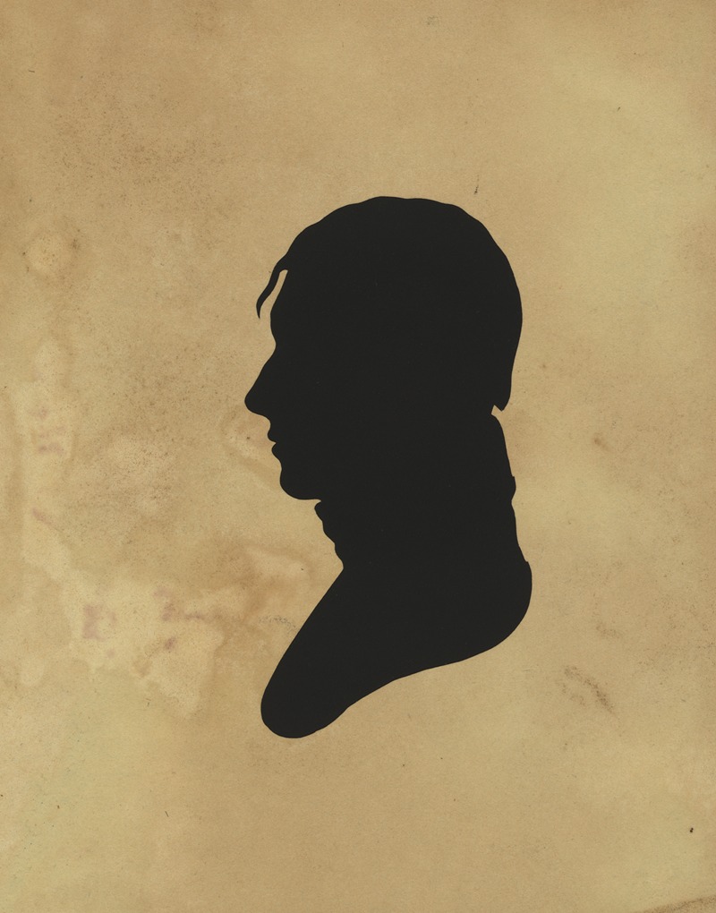 Silhouette of man facing left, no. 11 — Charles Willson Peale